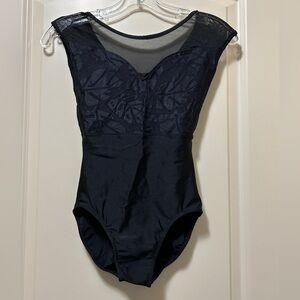 So Danca Leona Sweetheart Mesh Leotard